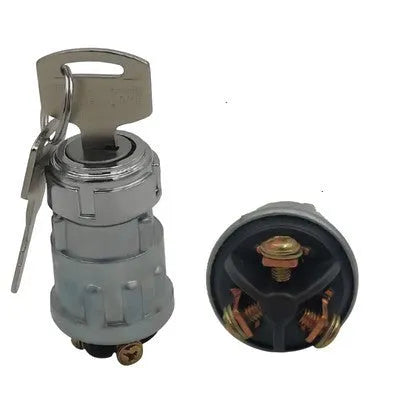 Pure copper automotive ignition switch lock with key for JK423 upgrade.