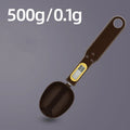 Electronic measuring spoon scale with digital display showing weight measurement