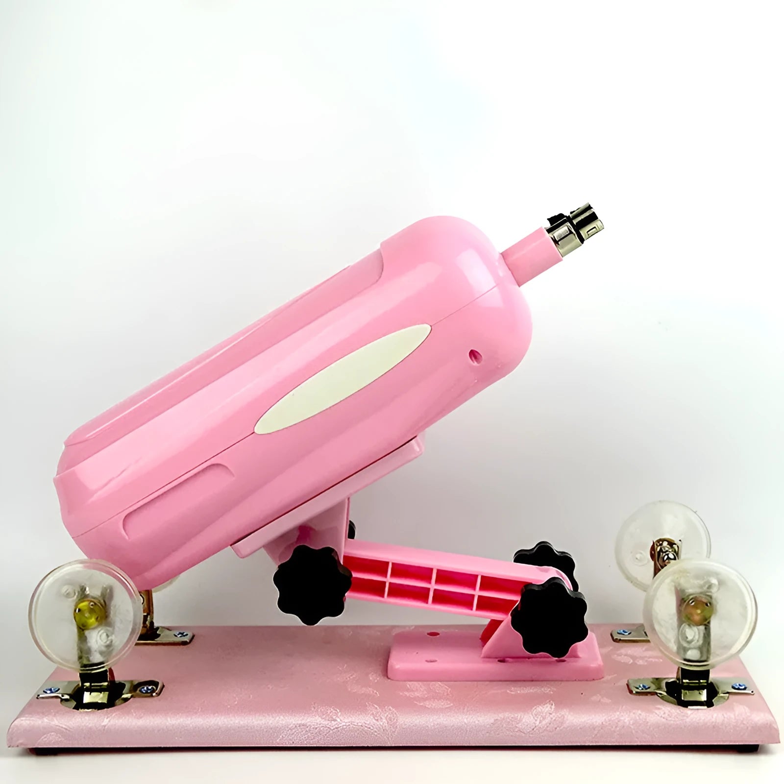 Purple automatic telescopic thrusting tool made from PVC measuring 37cm long
