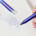 Hot Erasable Push Gel Pen with 0.5mm nib, shown in plastic shell with push-button top.