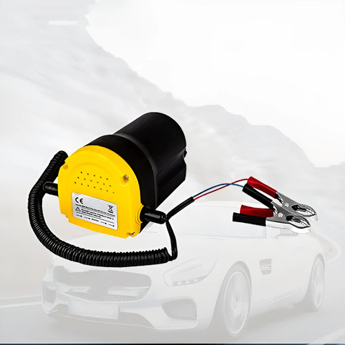 12V electric self-priming oil gear pump with plastic body for engine oil transfer