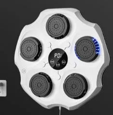 Black Bluetooth music boxing wall target hanging on wall with included boxing gloves