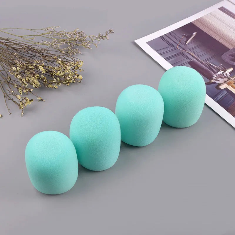 4 pack multicoloured foam microphone windscreens for ball-shaped handheld stage microphones