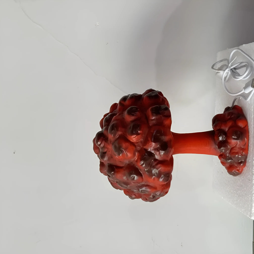 Modern art mushroom cloud table lamp with USB socket power supply