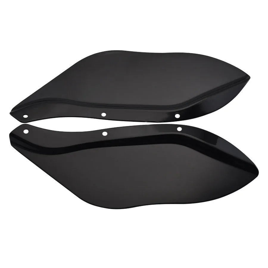 Harley Davidson motorcycle side wing head cover pair in ABS plastic for Touring models