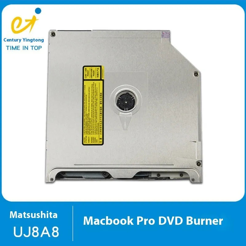 Silver internal SATA optical drive for MacBook Pro 13, model UJ8A8