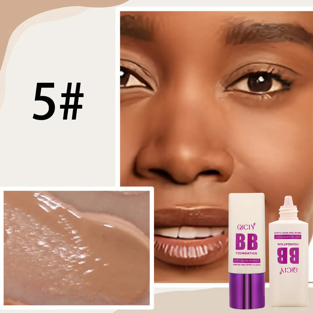 Feeding bottle design BB cream liquid foundation concealer in ten shade numbers
