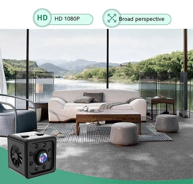 Black K13 HD sports action camera with cubic 26mm ABS body on a mounting bracket.