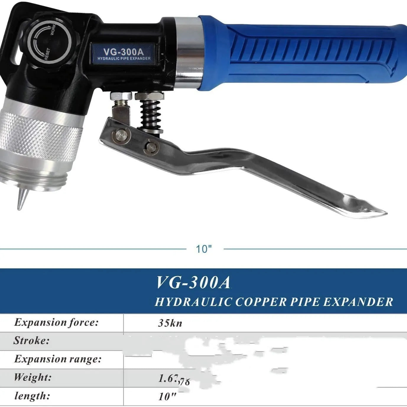 VG-300 hydraulic tube expander refrigeration tool made from high-strength alloy steel