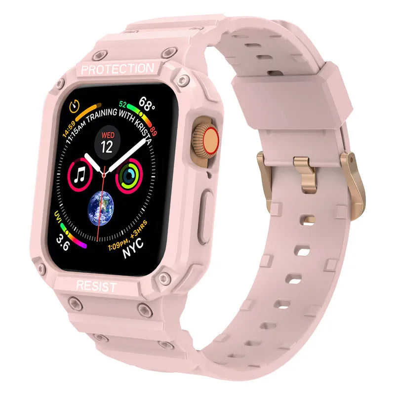 Soft TPU sports watch strap for Apple Watch Series 8 in multiple colour options