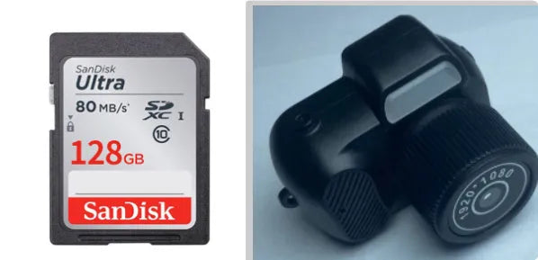 Black Y3000 HD outdoor sports camera with LCD screen on a plain background