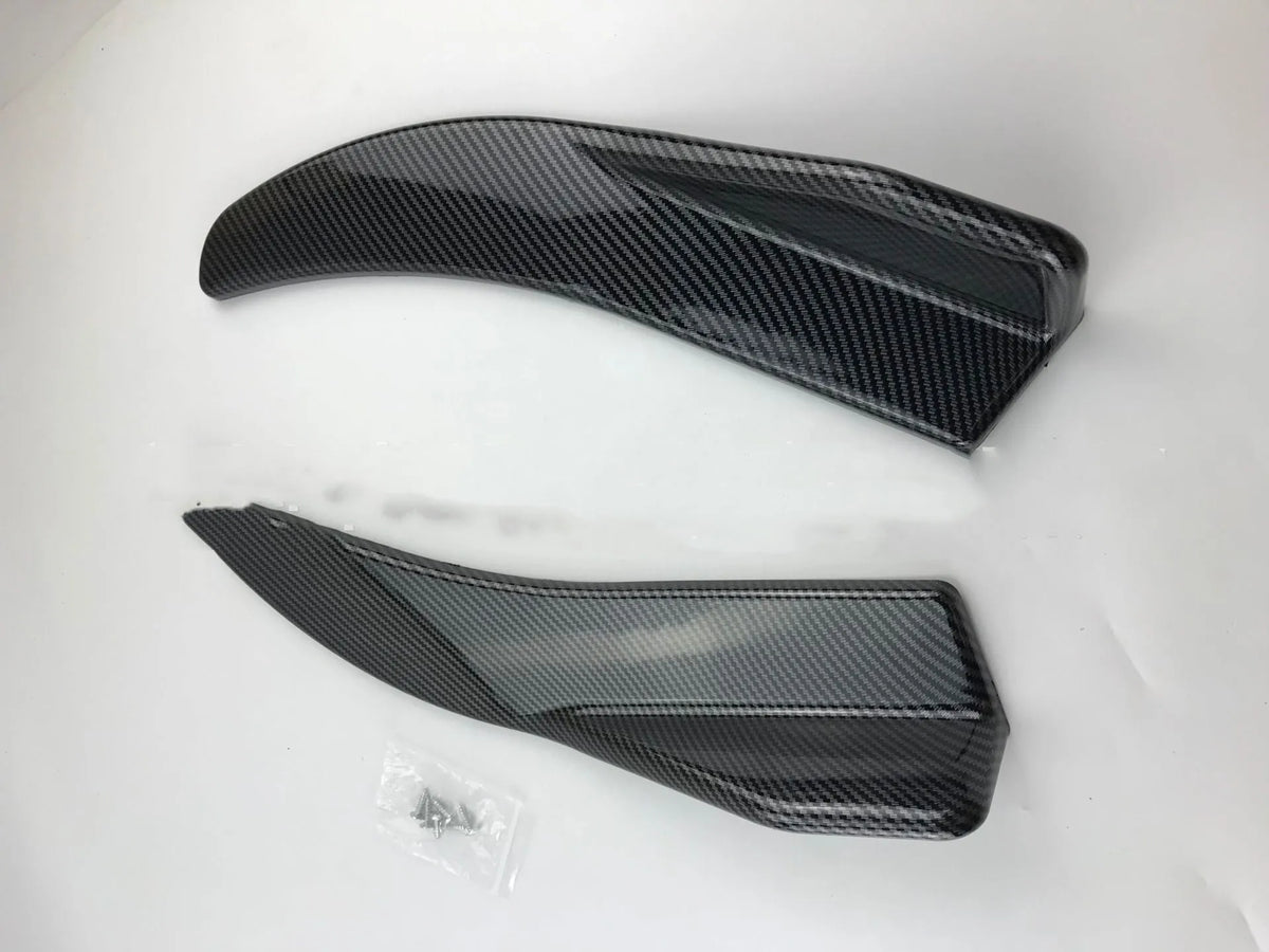 General Motors car front and rear deflector replacement kit with ABS construction and screw mounting hardware