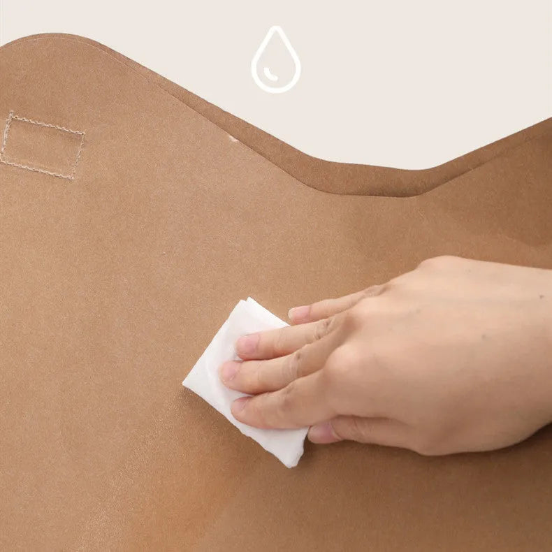 Brown washable kraft paper cat scratch board integrated with paper bag sleeping nest measuring 40x30x53cm