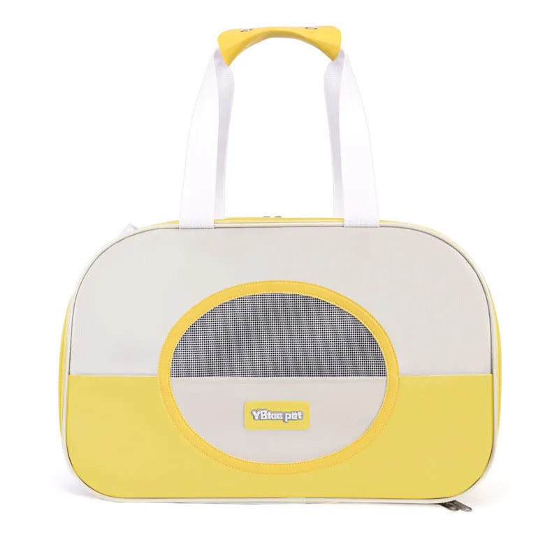 Foldable Oxford cloth cat backpack in multiple colour options for pet transportation