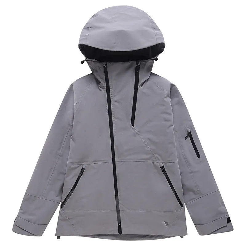 Thin unisex ski suit in windproof waterproof veneer construction for winter sports