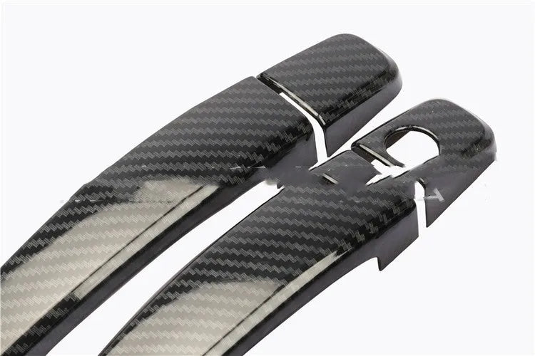 Carbon fibre pattern door handle decoration for Opel Vauxhall Astra