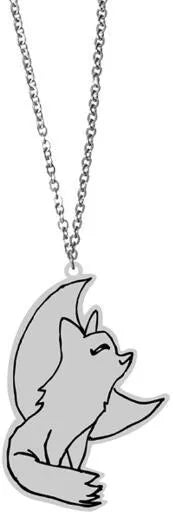 Custom pet character photo necklace or keychain in titanium steel with cross chain or box chain and unisex pendant design