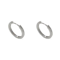 Geometric circular gold plated ear clip for women with eyelet clip mechanism
