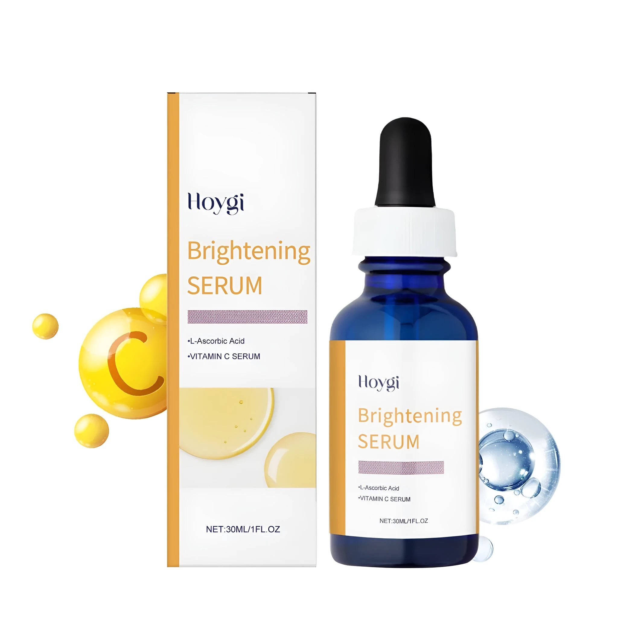 30ml Vitamin C Solution bottle containing Ascorbic Acid and Vitamin E facial serum