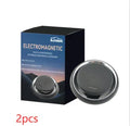 Compact black portable car de-icer snow melter tool for windscreens.