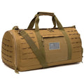 Men's sports handbag with air pillow shoulder strap in Army Green colour