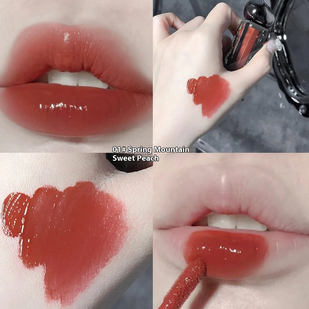 Glacier Lava Lip Lacquer water light mirror makeup lip gloss in one of seven colour options