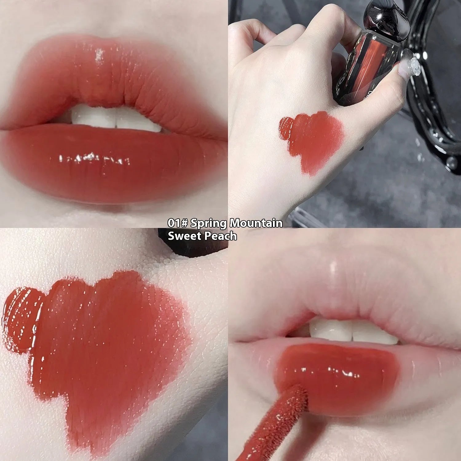 Glacier Lava Lip Lacquer water light mirror makeup lip gloss in one of seven colour options