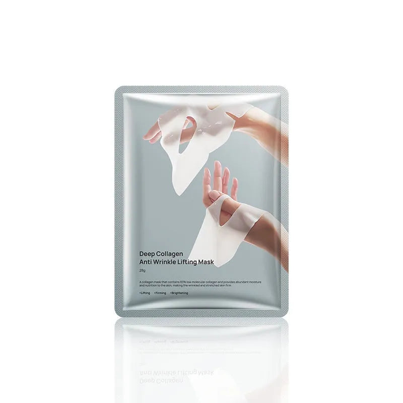 Collagen anti-wrinkle moisturising sheet facial mask with 28ml serum content