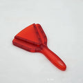 Adjustable telescopic bottle and can opener tool in red, transparent, or grey ABS plastic on a plain background.