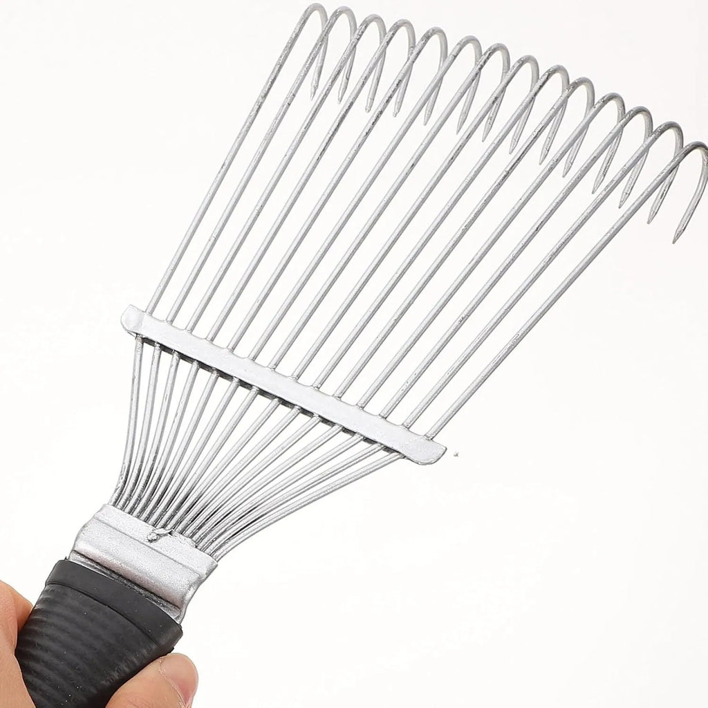 Stainless steel dematting brush rake comb for grooming dogs and horses