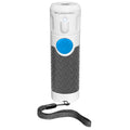 White handheld ultrasonic dog bark stop trainer device with ABS plastic construction