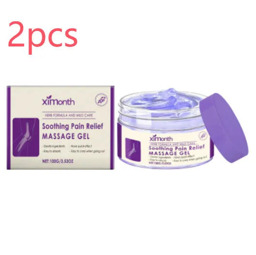 100g tube of body massage gel for joint, knee and elbow care with menthol and herbal extracts
