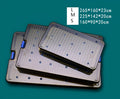 Silicone disinfection box for UV sterilisation shown in three different sizes.