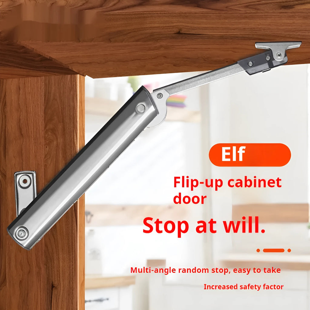 Cold rolled steel cabinet support rod with stainless steel finish for tatami cabinet doors