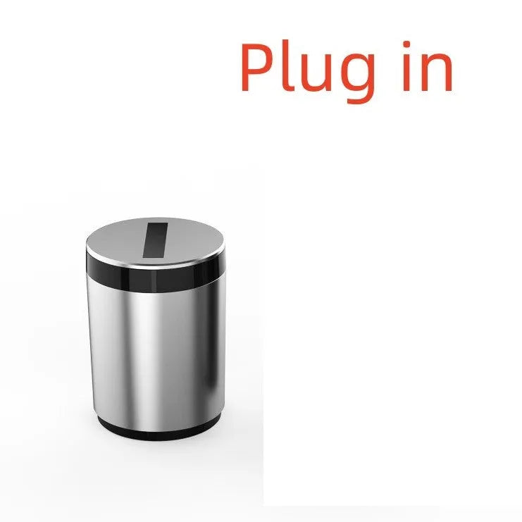 Intelligent induction ashtray with automatic opening in aluminium construction