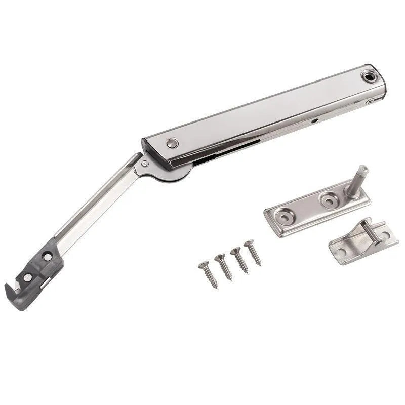 Cold rolled steel cabinet support rod with stainless steel finish for tatami cabinet doors