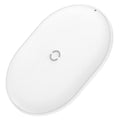 Baseus Rough 15W wireless charging pad in black or white with Type-C port