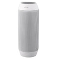 Mini black Bluetooth stereo speaker with RGB lighting and control buttons