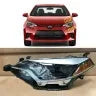 Halogen headlight assembly for 2014-2015 Toyota Corolla with clear polycarbonate lens