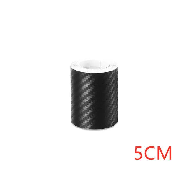 Matte carbon fibre roll for car door sill protection in various widths
