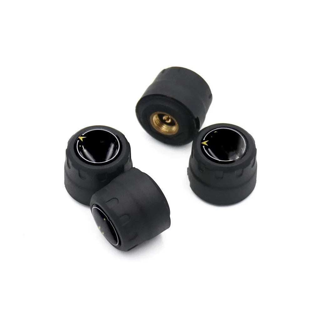 Bluetooth 5.0 automotive tyre pressure monitor system with four sensor units and installation tools