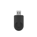 Black mini USB-C wireless CarPlay adapter with compact 26×55×13mm dimensions