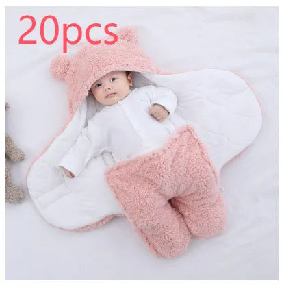 Quilted baby sleeping bag wrapper in cotton blend fabric available in multiple colours and sizes