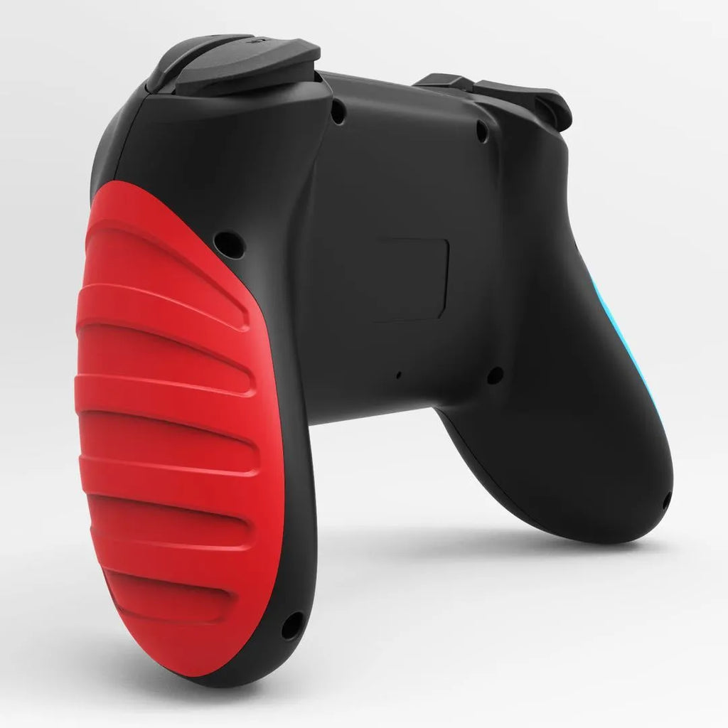 Red and blue wireless Bluetooth gamepad controller for Nintendo Switch and PC