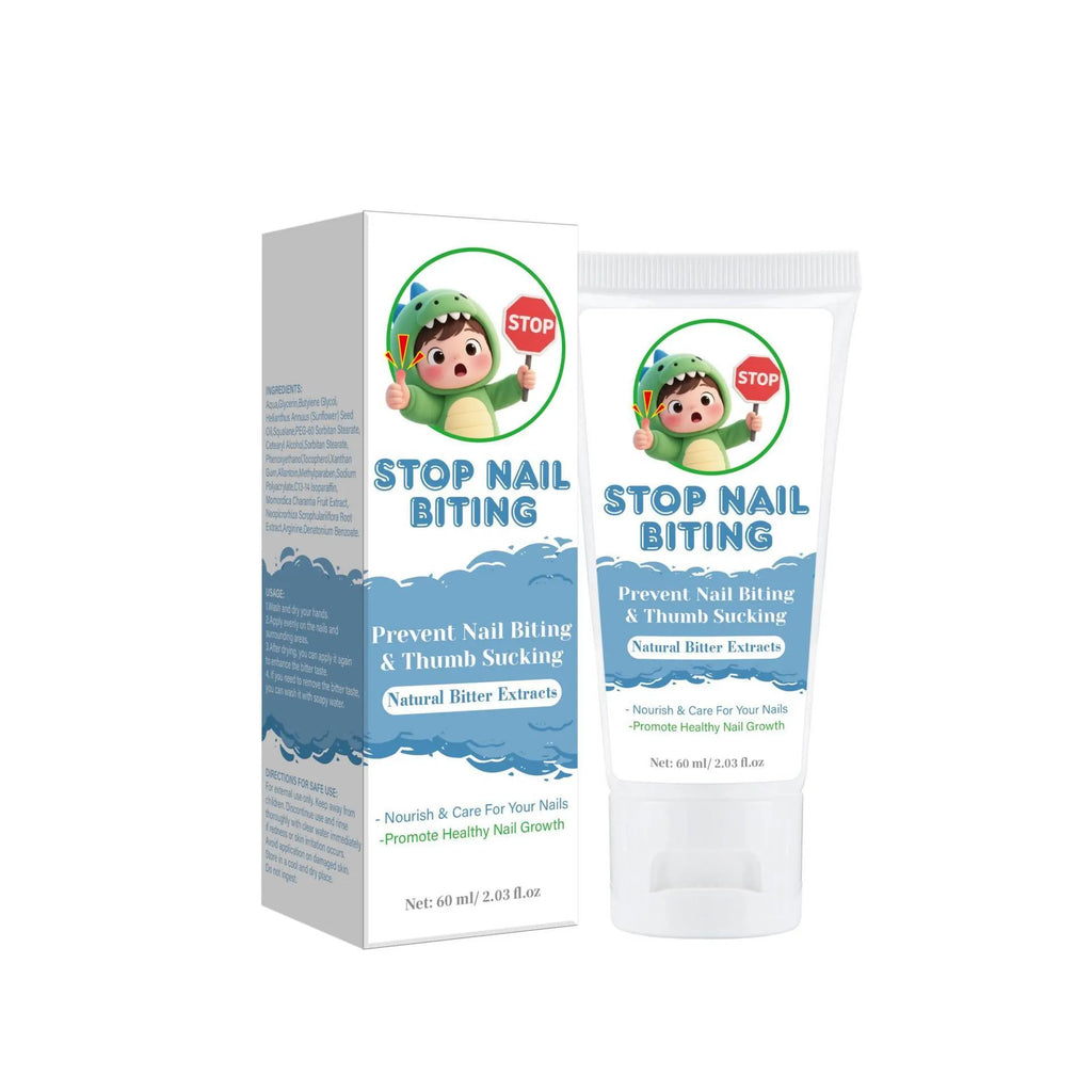 60ml nail biting deterrent cream bottle with neutral packaging
