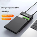 USB 3.0 external hard drive enclosure for 3.5-inch SATA disks with sliding cover design