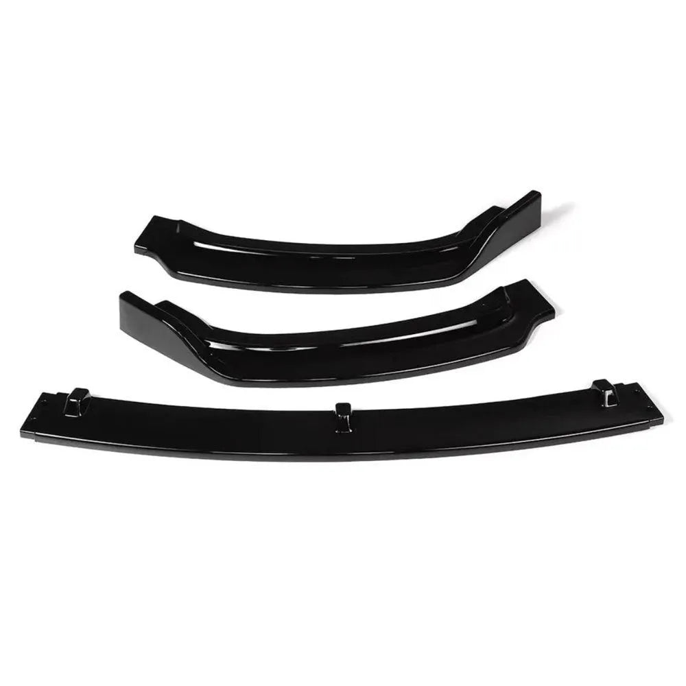 Bright black PP plastic front bumper lip spoiler for BMW 3 Series F30 F35 models
