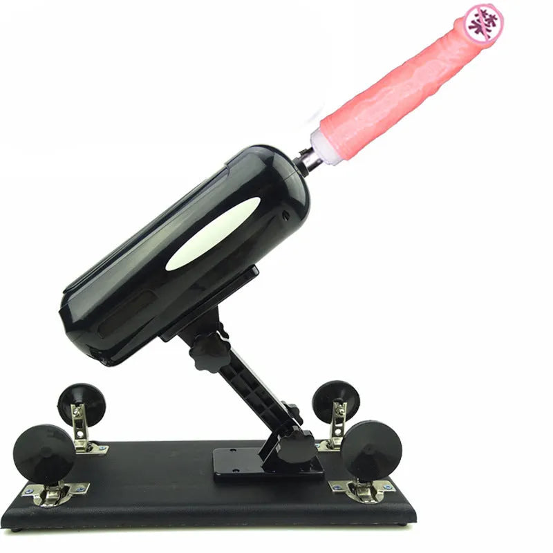 Purple automatic telescopic thrusting tool made from PVC measuring 37cm long