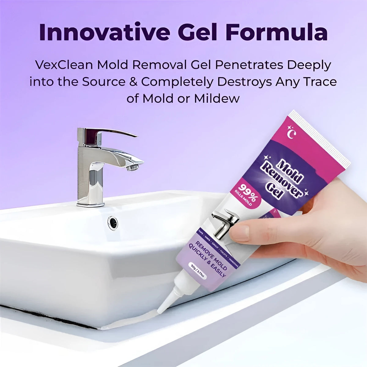 90g cleansing nursing gel container with gentle care formula for skincare