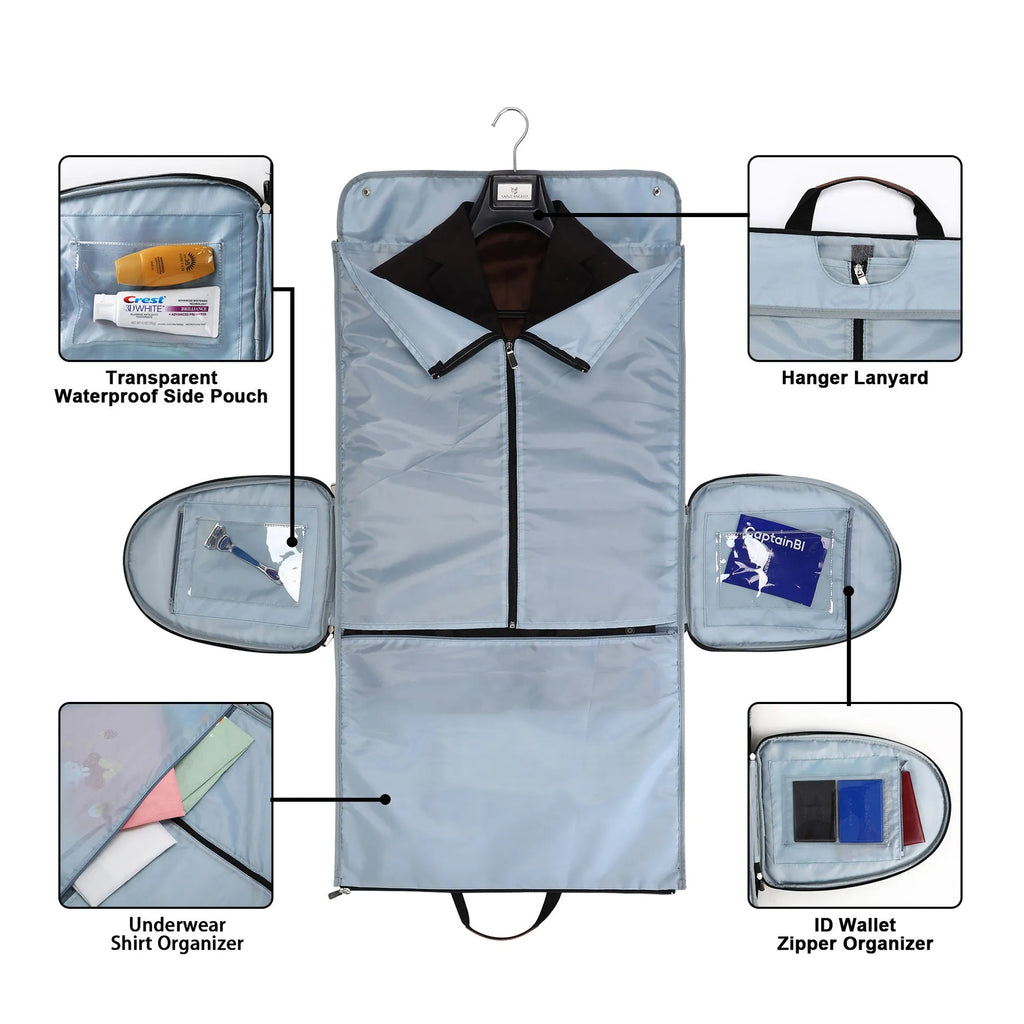 Folding travel workout duffel bag in Oxford cloth with 36-55L capacity